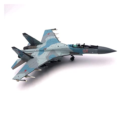 ZYAURA Umweltbild Für: Air Force Fighter SU 35 Flugzeugmodell, Legierungsmetall, Flugzeugmodell im Maßstab 1:100 von ZYAURA