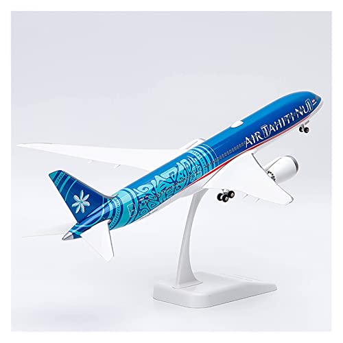 ZYAURA Umweltbild Für: Air Tahiti Boeing B787-9 ABS-Materialsimulationsflugzeugmodell im Maßstab 1:200 von ZYAURA