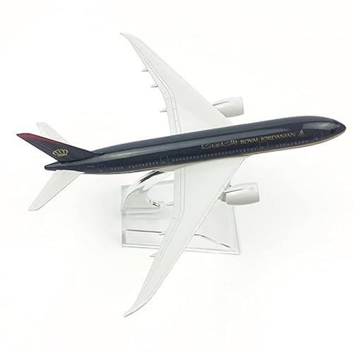 ZYAURA Umweltbild Für: Airline Boeing B787 Royal Jordan Flugzeugmodell Simulation Legierung Metall Druckguss Spielzeug von ZYAURA