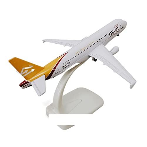 ZYAURA Umweltbild Für: Alloy Metal Air Libyan Airlines Airbus A320 Airlines Druckguss-Flugzeugmodell von ZYAURA