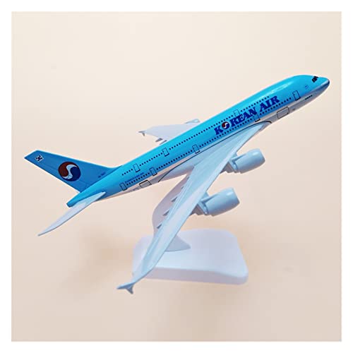ZYAURA Umweltbild Für: Alloy Metal Korean Airlines Airbus 380 A380 Airways Druckguss-Flugzeugmodell von ZYAURA