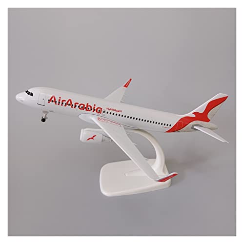ZYAURA Umweltbild Für: Alloy Solid Metal Airarabia Air Arabia Airlines Airbus A320 Druckguss-Flugzeugmodell von ZYAURA