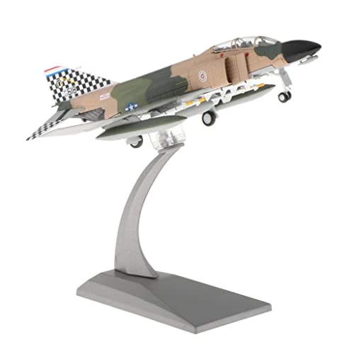 ZYAURA Umweltbild Für: American F-4 Fighter Phantom Ⅱ Flugzeugmodell aus Druckgusslegierung im Maßstab 1:100 von ZYAURA