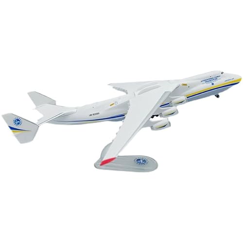 ZYAURA Umweltbild Für: Antonov Ukraine AN-225 AN225 Flugzeugmodell im Maßstab 1:400, strategisches Transport-ABS-Flugzeugmodell von ZYAURA