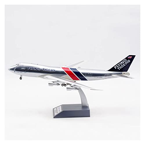 ZYAURA Umweltbild Für: B747-200 N810FT Druckguss-Flugzeugmodellspielzeug „Flying Tigers“ im Maßstab 1:200 von ZYAURA