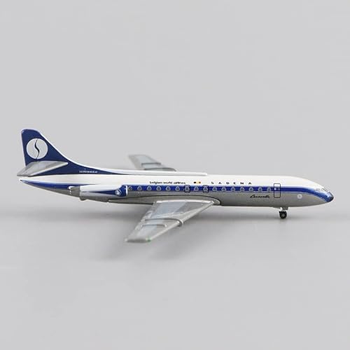 ZYAURA Umweltbild Für: Caravelle SE-210 Flugzeugmodell, Airline-Flugzeugmodell im Maßstab 1:500, Druckguss-Legierungsflugzeug von ZYAURA