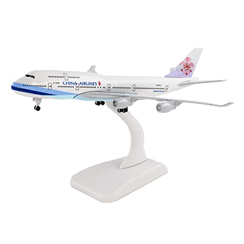 ZYAURA Umweltbild Für: China Airlines Boeing 747 Taiwan B747 Legierungsflugzeugmodell mit Fahrwerk von ZYAURA