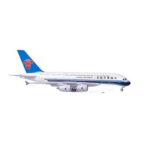 ZYAURA Umweltbild Für: China Southern Airlines Airbus A380 Flugzeug-Druckguss-Harz-Flugzeugmodell im Maßstab 1:160 von ZYAURA