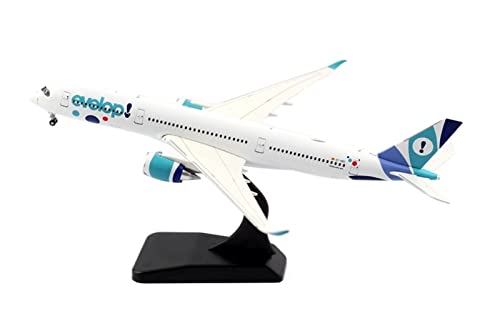 ZYAURA Umweltbild Für: Death Lineup 1:400 Simuliertes Flugzeugmodell der Everop Airlines EC-NBO A350-900 aus Legierung von ZYAURA