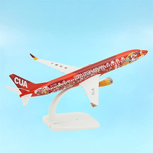 ZYAURA Umweltbild Für: Druckguss 1/300 Maßstab 20 cm 737 B737-800 Cua Airline Passagierflugzeug Modellspielzeug von ZYAURA