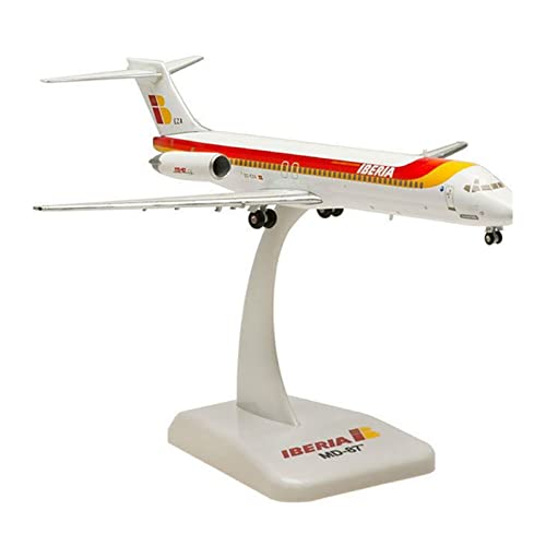 ZYAURA Umweltbild Für: Druckguss-Flugzeugmodell Iberia MD-87 aus Legierung im Maßstab 1:200 von Spain Airlines ZYAURA Umweltbild Für: Druckguss-Flugzeugmodell Iberia MD-87 aus Legierung im Maßstab 1:200 von Spain Airlines von ZYAURA