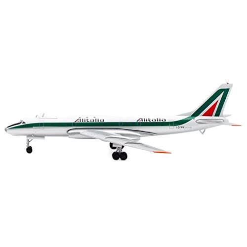 ZYAURA Umweltbild Für: Druckguss-Flugzeugmodell TU-104A I-DIWN OK-NDF im Maßstab 1:400, doppelseitiges Maschinenlegierungs-Flugzeugmodell von ZYAURA