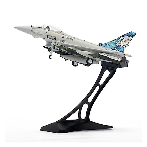 ZYAURA Umweltbild Für: Druckguss-Kampfflugzeugmodell EF-2000 im Maßstab 1:72, Metallspielzeugflugzeug, Sammler-Souvenir von ZYAURA