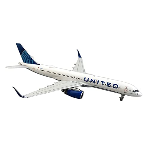 ZYAURA Umweltbild Für: Druckguss-Legierungsflugzeugmodell der United Airlines Boeing 757-200 im Maßstab 1:400 von ZYAURA
