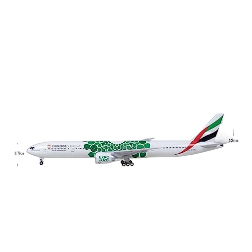 ZYAURA Umweltbild Für: Druckgussmodell 2020 der Fluggesellschaft Boeing 777 aus Kunstharz im Maßstab 1:157 von ZYAURA