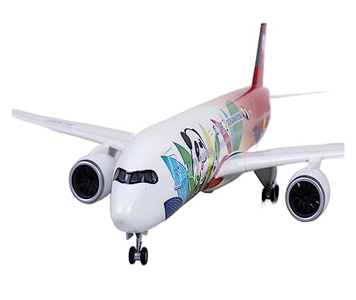 ZYAURA Umweltbild Für: Druckgussmodell Sichuan Airlines A350 Panda aus Kunstharz im Maßstab 1:80, Spielzeug von ZYAURA