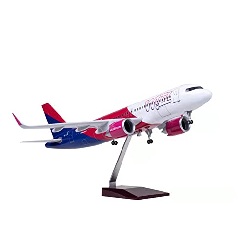 ZYAURA Umweltbild Für: Druckgussmodell Ungarn Wizz Air A320Neo aus Kunstharz im Maßstab 1:80 von ZYAURA