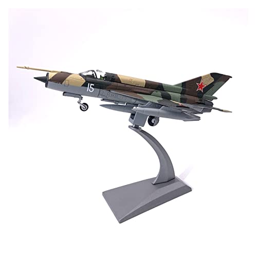 ZYAURA Umweltbild Für: Ehemaliges Kampfflugzeug Mig-21 der sowjetischen Luftwaffe, Legierungsmodell, Druckguss-Metallflugzeug im Maßstab 1:72 von ZYAURA