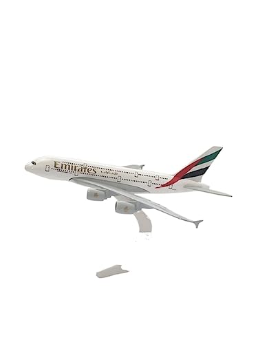 ZYAURA Umweltbild Für: Emirates Airbus 380 Flugzeug 20 cm Legierung Simulation Flugzeug Modell Kinder von ZYAURA