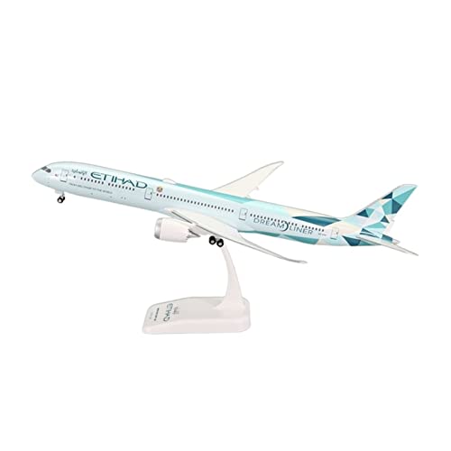 ZYAURA Umweltbild Für: Etihad Airways B787 Flugzeugmodell-Spielzeugdruckgussflugzeug im Maßstab 1:200 von ZYAURA