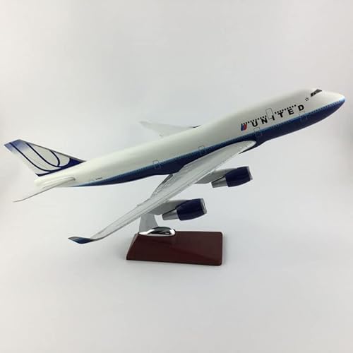 ZYAURA Umweltbild Für: Fluggesellschaften, 45–47 cm, United 747, Metalllegierung, Modellflugzeug, Flugzeugmodell, Spielzeugflugzeug, Geburtstagsgeschenk ZYAURA Umweltbild Für: Fluggesellschaften, 45–47 cm, United 747, Metalllegierung, Modellflugzeug, Flugzeugmodell, Spielzeugflugzeug, Geburtstagsgeschenk von ZYAURA