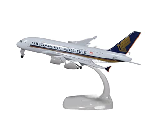 ZYAURA Umweltbild Für: Flugmodell aus legiertem Metall, Singapore Airlines Airbus A380, Flugmodell von ZYAURA