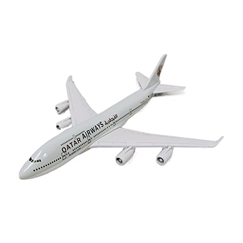ZYAURA Umweltbild Für: Flugzeuge Qatar Airways B747 Boeing 747 Airline Metalldruckguss-Flugzeugmodell von ZYAURA