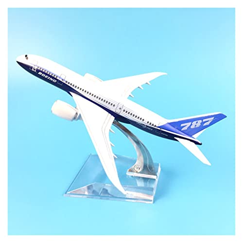 ZYAURA Umweltbild Für: Flugzeugmodell, Modellflugzeug aus Metalldruckguss, 1:400, Boeing 787-Flugzeugmodell von ZYAURA