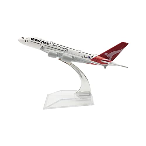 ZYAURA Umweltbild Für: Flugzeugmodell Airbus A380 Australian Spirit Qantas aus Legierung im Maßstab 1:400 von ZYAURA