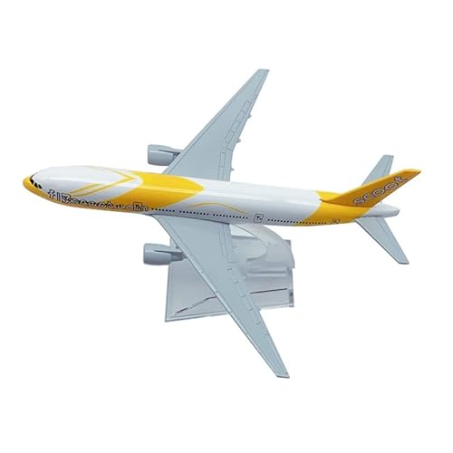 ZYAURA Umweltbild Für: Fly Scoot Airline B777 1:400 Flugzeugmodell Legierung Flugzeug fliegendes Fahrzeugmodell von ZYAURA