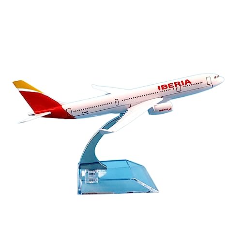 ZYAURA Umweltbild Für: Iberia A330 Flugzeugmodell Gussmetallflugzeug 16 cm 1:400 Flugzeugmodell von ZYAURA