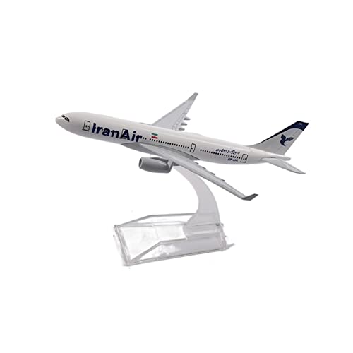 ZYAURA Umweltbild Für: Iran Airbus A330 Flugzeugmodell Flugzeug Modellflugzeug Druckguss Metall Maßstab 1/400 von ZYAURA