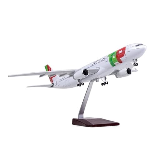 ZYAURA Umweltbild Für: Jason Tutu 47 cm großes portugiesisches Airbus A330-Flugzeugmodell aus Kunstharz im Maßstab 1:160 von ZYAURA