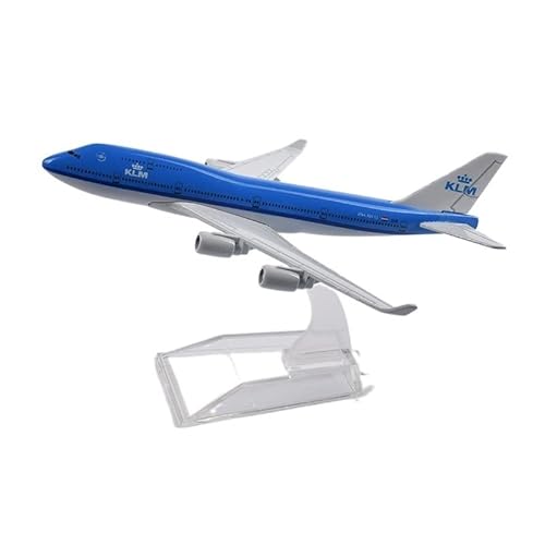 ZYAURA Umweltbild Für: KLM Boeing 747 Flugzeugmodell, Flugzeugmodell aus Druckgussmetall im Maßstab 1:400 von ZYAURA
