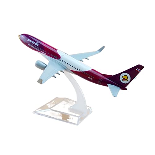 ZYAURA Umweltbild Für: Legierung Metall Lila Thai Thai Airways Nok B737Nok Boeing 737 Airline Druckguss-Flugzeugmodell von ZYAURA