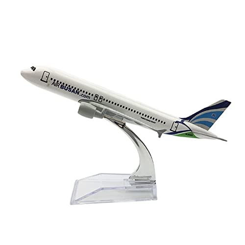 ZYAURA Umweltbild Für: Legierungsflugzeug im Maßstab 1:400 Airbus 320 A320 Busan Airline Airbusan Air Airliner Modellflugzeugspielzeug von ZYAURA