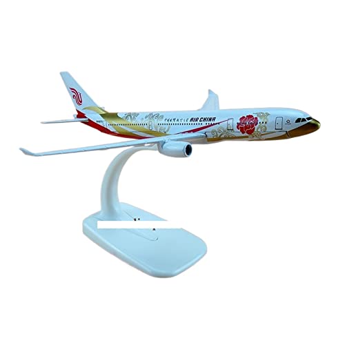 ZYAURA Umweltbild Für: Legierungsmetall Air China A330 Red Peony Air China Airbus 330 Flugzeugmodell von ZYAURA