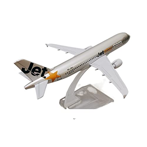 ZYAURA Umweltbild Für: Legierungsmetall Jet Air Jetstar A320 Druckguss-Flugzeugmodell Jetstar Airbus von ZYAURA