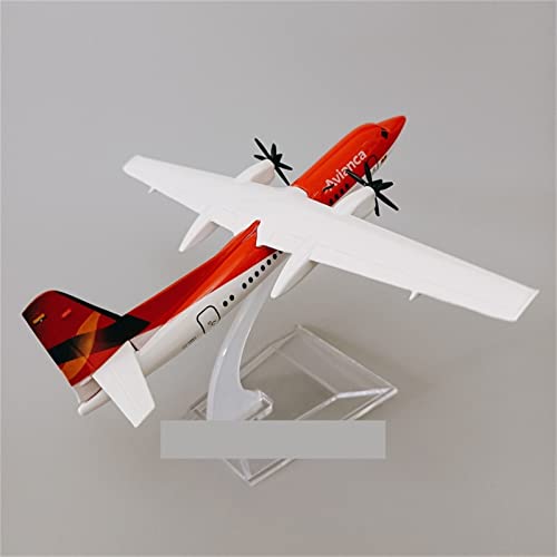 ZYAURA Umweltbild Für: Legierungsmetall Luftfahrt Avianca Fokker Airline Druckguss-Flugzeugmodell FOK F-50 Flugzeugmodell von ZYAURA