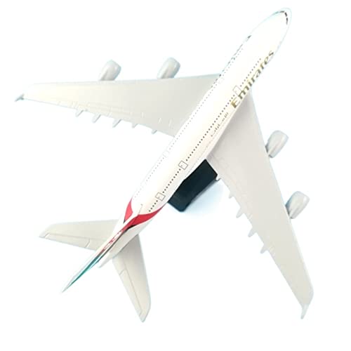 ZYAURA Umweltbild Für: Luftfahrt Airbus A380 Flugzeugmodell 1:200 Druckgussmetall 20 cm Flugzeugspielzeug von ZYAURA