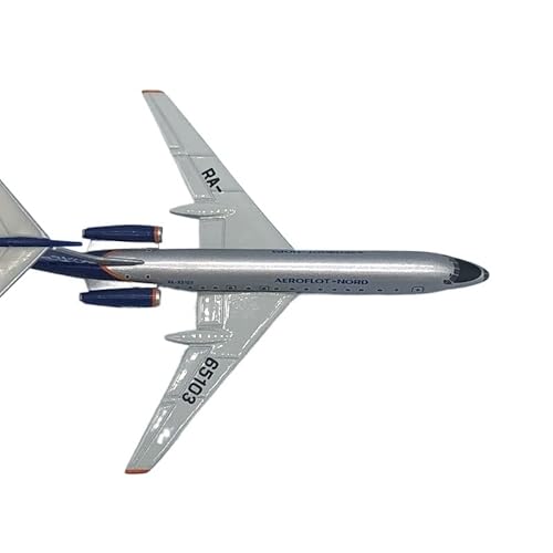ZYAURA Umweltbild Für: Maßstab 1:500 TU-134 TU134 Russland Aeroflot Airlines Druckgusslegierungsflugzeug von ZYAURA