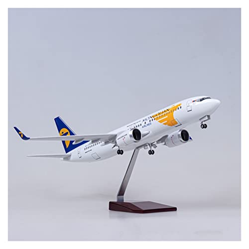 ZYAURA Umweltbild Für: Modellflugzeug im Maßstab 1:85, Druckgussmodell Einer Fluggesellschaft, Boeing 737, Kunstharzflugzeug von ZYAURA