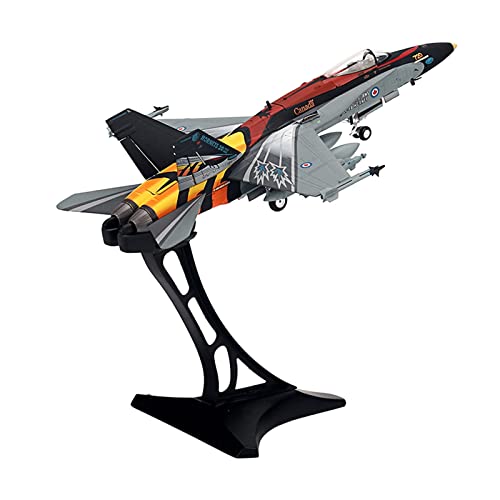 ZYAURA Umweltbild Für: Moralisches Druckgussmodell aus Metall im Maßstab 1:72, CF188F/A-18C Fighter Air Force-Flugzeugmodell von ZYAURA