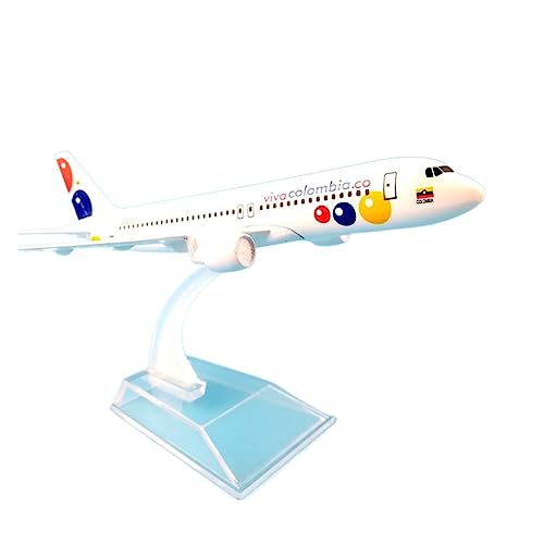 ZYAURA Umweltbild Für: Passagierflugzeug 16 cm A320 Flugzeugmodell Flugzeugsimulation 16 cm Legierung Weihnachtsmodell von ZYAURA