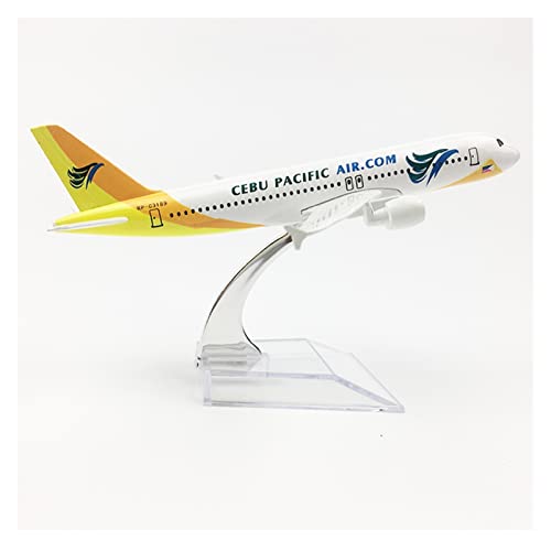 ZYAURA Umweltbild Für: Philippine Cebu Pacific Airlines Airbus A320 Flugzeugmodell aus Metalllegierungsdruckguss im Maßstab 1:400 von ZYAURA