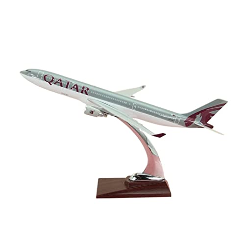 ZYAURA Umweltbild Für: Qatar Airways Airbus A330-300 ABS 30 cm Modellflugzeug von ZYAURA