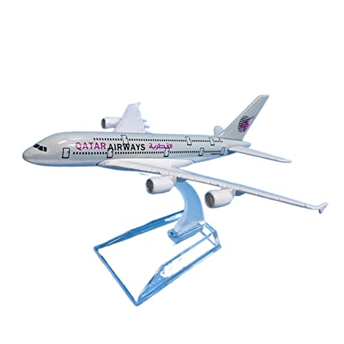 ZYAURA Umweltbild Für: Qatar Airways Airbus A380 Modell 1:400 Flugzeugmodell aus Druckgussmetall ZYAURA Umweltbild Für: Qatar Airways Airbus A380 Modell 1:400 Flugzeugmodell aus Druckgussmetall von ZYAURA