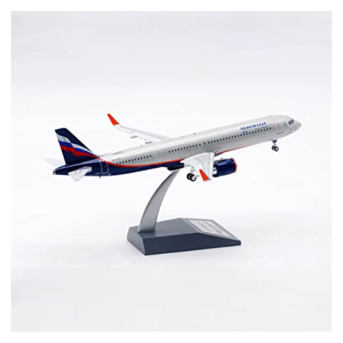 ZYAURA Umweltbild Für: Russisches Flugzeugmodell A321NEO VP-BPP AV2043 Aeroflot aus Druckgusslegierungsmetall im Maßstab 1:200 von ZYAURA