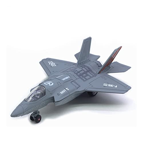 ZYAURA Umweltbild Für: Simulation Legierung F-35 Kampfflugzeug Spielzeugmodell Transportflugzeug Sound und Licht zurückziehen Auto Dekoration Druckguss von ZYAURA