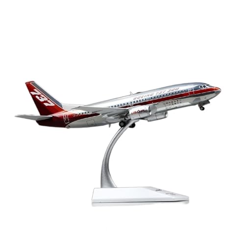 ZYAURA Umweltbild Für: Simulationsflugzeugmodell der American Airlines B737-300 aus Druckguss im Maßstab 1:200 von ZYAURA